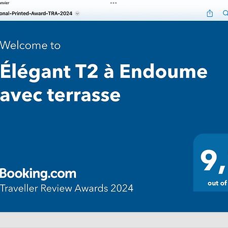 Elegant T2 A Endoume Avec Terrasse Apartment Marseille Ngoại thất bức ảnh